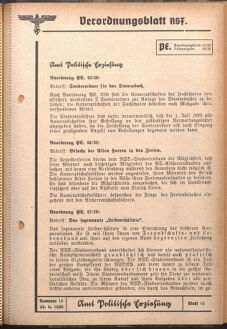 Verordnungsblatt des Reichsstudentenführers 19390630 Seite: 9