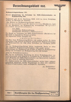 Verordnungsblatt des Reichsstudentenführers 19390710 Seite: 10