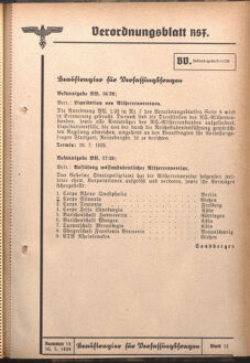 Verordnungsblatt des Reichsstudentenführers 19390710 Seite: 11