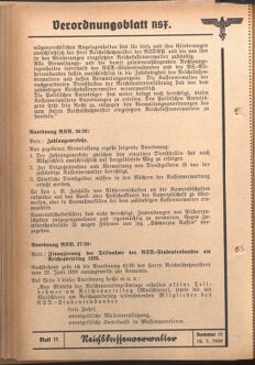 Verordnungsblatt des Reichsstudentenführers 19390710 Seite: 16