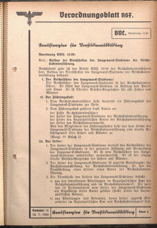 Verordnungsblatt des Reichsstudentenführers 19390710 Seite: 21