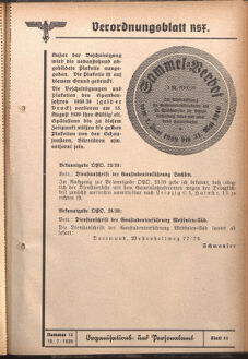 Verordnungsblatt des Reichsstudentenführers 19390710 Seite: 23