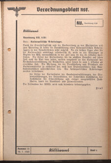 Verordnungsblatt des Reichsstudentenführers 19390710 Seite: 29