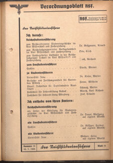 Verordnungsblatt des Reichsstudentenführers 19390710 Seite: 5