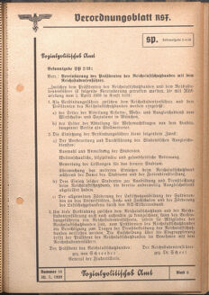 Verordnungsblatt des Reichsstudentenführers 19390730 Seite: 23