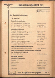 Verordnungsblatt des Reichsstudentenführers 19390730 Seite: 5