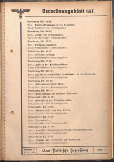 Verordnungsblatt des Reichsstudentenführers 19390820 Seite: 19