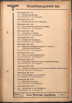 Verordnungsblatt des Reichsstudentenführers 19390820 Seite: 21