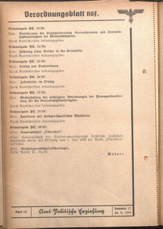 Verordnungsblatt des Reichsstudentenführers 19390820 Seite: 22