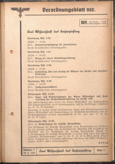 Verordnungsblatt des Reichsstudentenführers 19390820 Seite: 23