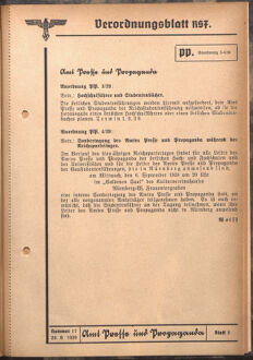 Verordnungsblatt des Reichsstudentenführers 19390820 Seite: 25