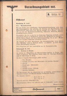 Verordnungsblatt des Reichsstudentenführers 19390820 Seite: 27