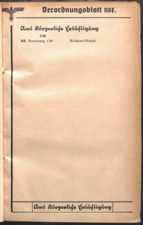 Verordnungsblatt des Reichsstudentenführers 19400101 Seite: 45