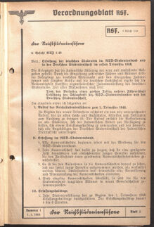 Verordnungsblatt des Reichsstudentenführers 19400101 Seite: 67