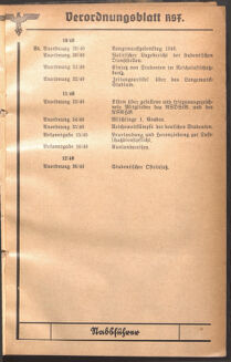 Verordnungsblatt des Reichsstudentenführers 19400101 Seite: 7