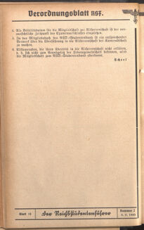 Verordnungsblatt des Reichsstudentenführers 19400205 Seite: 26