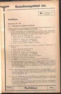 Verordnungsblatt des Reichsstudentenführers 19400205 Seite: 29