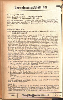 Verordnungsblatt des Reichsstudentenführers 19400205 Seite: 36