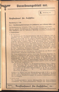 Verordnungsblatt des Reichsstudentenführers 19400205 Seite: 47