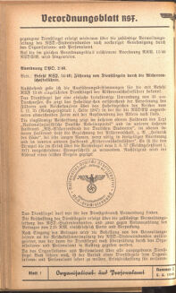 Verordnungsblatt des Reichsstudentenführers 19400205 Seite: 54