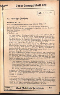 Verordnungsblatt des Reichsstudentenführers 19400205 Seite: 57