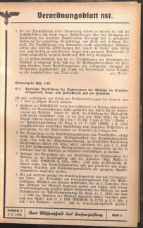 Verordnungsblatt des Reichsstudentenführers 19400205 Seite: 61