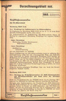 Verordnungsblatt des Reichsstudentenführers 19400320 Seite: 33