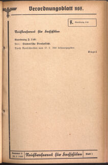 Verordnungsblatt des Reichsstudentenführers 19400320 Seite: 37