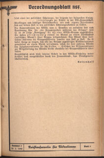 Verordnungsblatt des Reichsstudentenführers 19400320 Seite: 41