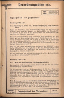 Verordnungsblatt des Reichsstudentenführers 19400320 Seite: 45