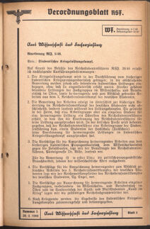 Verordnungsblatt des Reichsstudentenführers 19400320 Seite: 57