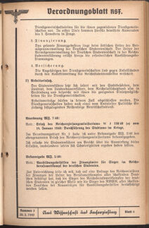 Verordnungsblatt des Reichsstudentenführers 19400320 Seite: 59