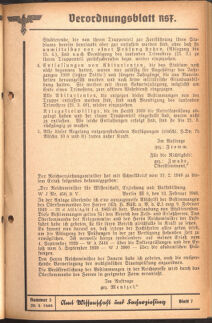 Verordnungsblatt des Reichsstudentenführers 19400320 Seite: 61