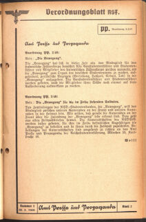 Verordnungsblatt des Reichsstudentenführers 19400320 Seite: 65