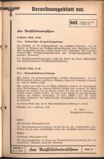 Verordnungsblatt des Reichsstudentenführers 19400320 Seite: 7