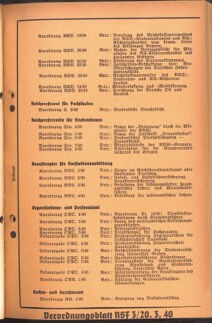 Verordnungsblatt des Reichsstudentenführers 19400320 Seite: 71