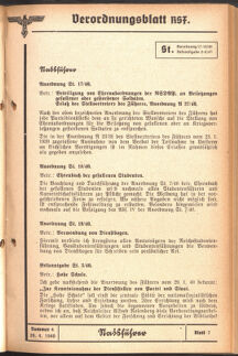 Verordnungsblatt des Reichsstudentenführers 19400420 Seite: 11