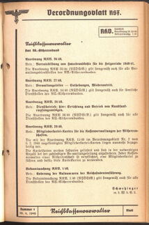 Verordnungsblatt des Reichsstudentenführers 19400420 Seite: 19