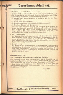 Verordnungsblatt des Reichsstudentenführers 19400420 Seite: 23