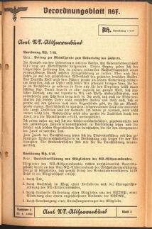 Verordnungsblatt des Reichsstudentenführers 19400420 Seite: 41