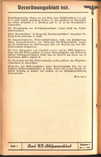 Verordnungsblatt des Reichsstudentenführers 19400420 Seite: 42