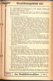 Verordnungsblatt des Reichsstudentenführers 19400520 Seite: 13