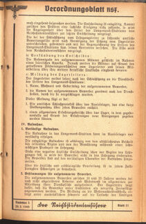 Verordnungsblatt des Reichsstudentenführers 19400520 Seite: 15