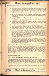 Verordnungsblatt des Reichsstudentenführers 19400520 Seite: 25