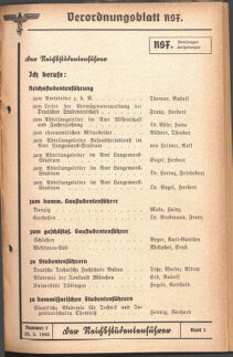 Verordnungsblatt des Reichsstudentenführers 19400520 Seite: 3