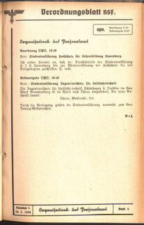 Verordnungsblatt des Reichsstudentenführers 19400520 Seite: 45