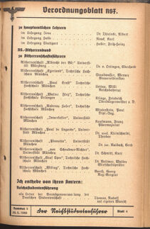 Verordnungsblatt des Reichsstudentenführers 19400520 Seite: 5