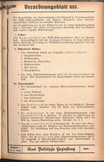 Verordnungsblatt des Reichsstudentenführers 19400520 Seite: 53