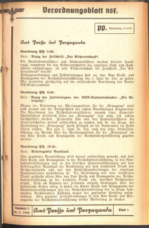 Verordnungsblatt des Reichsstudentenführers 19400520 Seite: 73