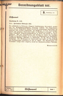 Verordnungsblatt des Reichsstudentenführers 19400520 Seite: 75